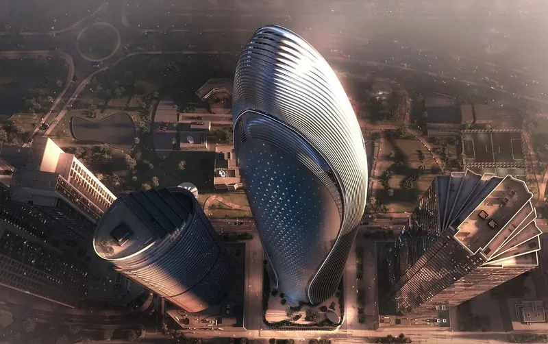 Exterior at Mercedes-Benz Places by Binghatti in Downtown Dubai Dubai