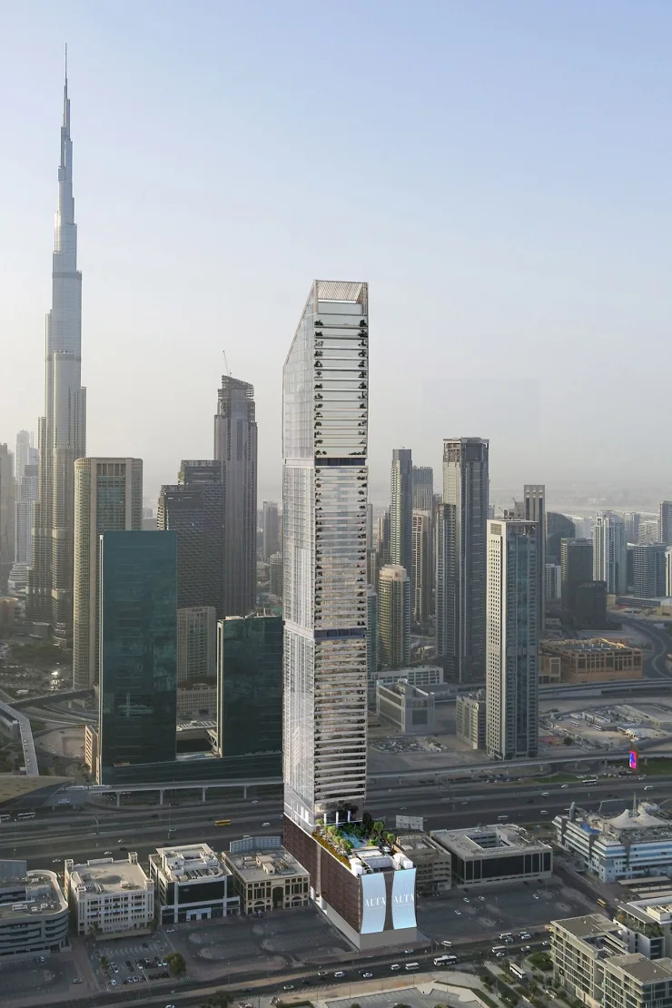 Exterior at Mr. C Residences Downtown in City Walk Dubai