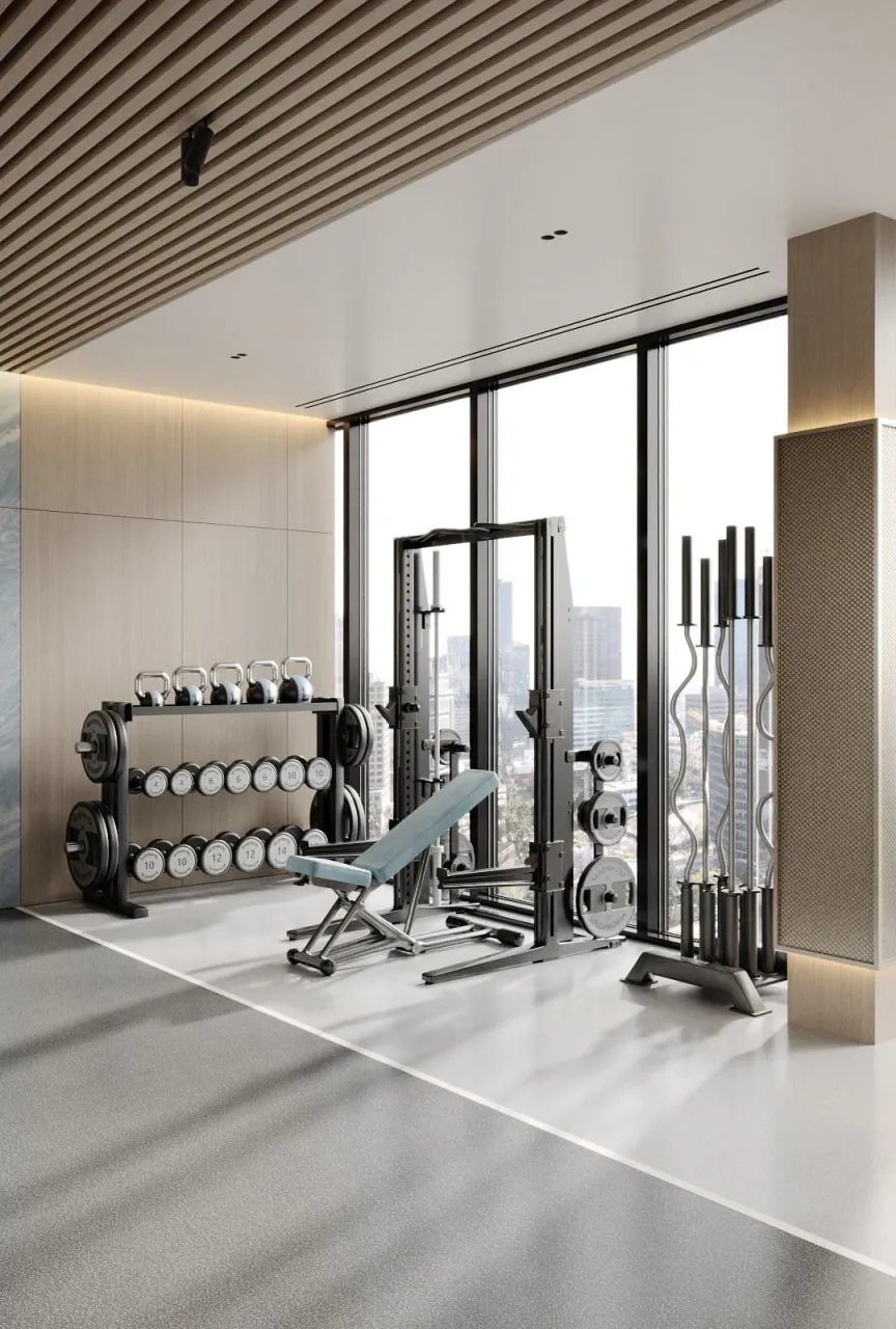 Fully Equipped Gym amenity image at New Project by Yard