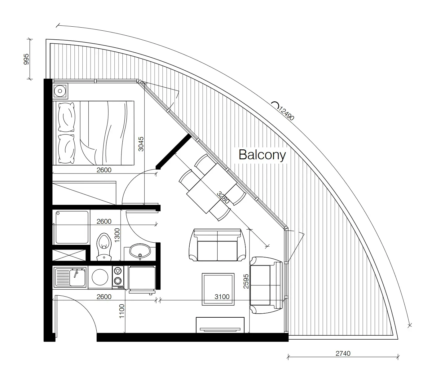 Reportage Properties Oasis Two floor plan