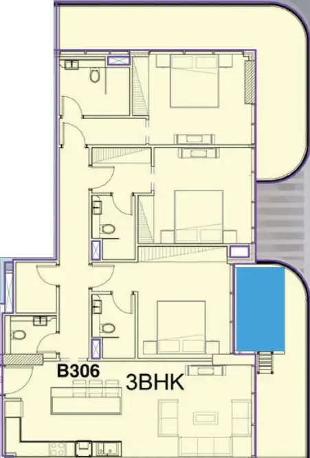 Samana Ocean Pearl 1 and 2 floor plan