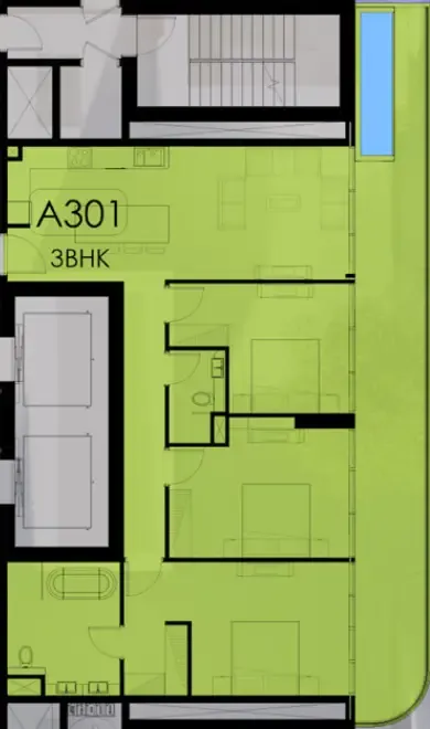 Samana Ocean Pearl 1 and 2 floor plan
