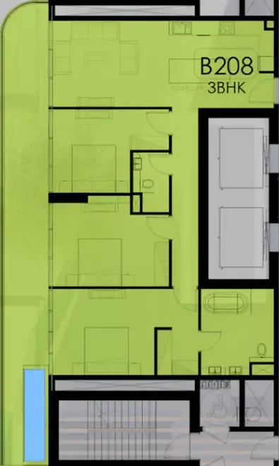 Samana Ocean Pearl 1 and 2 floor plan