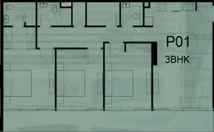 Samana Ocean Pearl 1 and 2 floor plan
