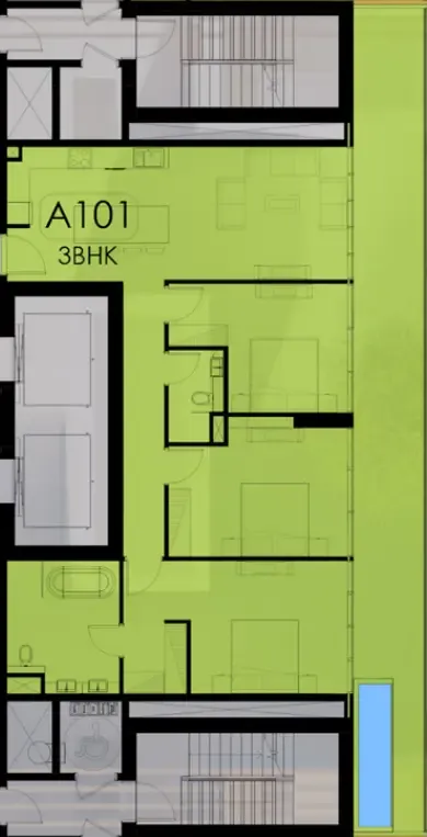 Samana Ocean Pearl 1 and 2 floor plan