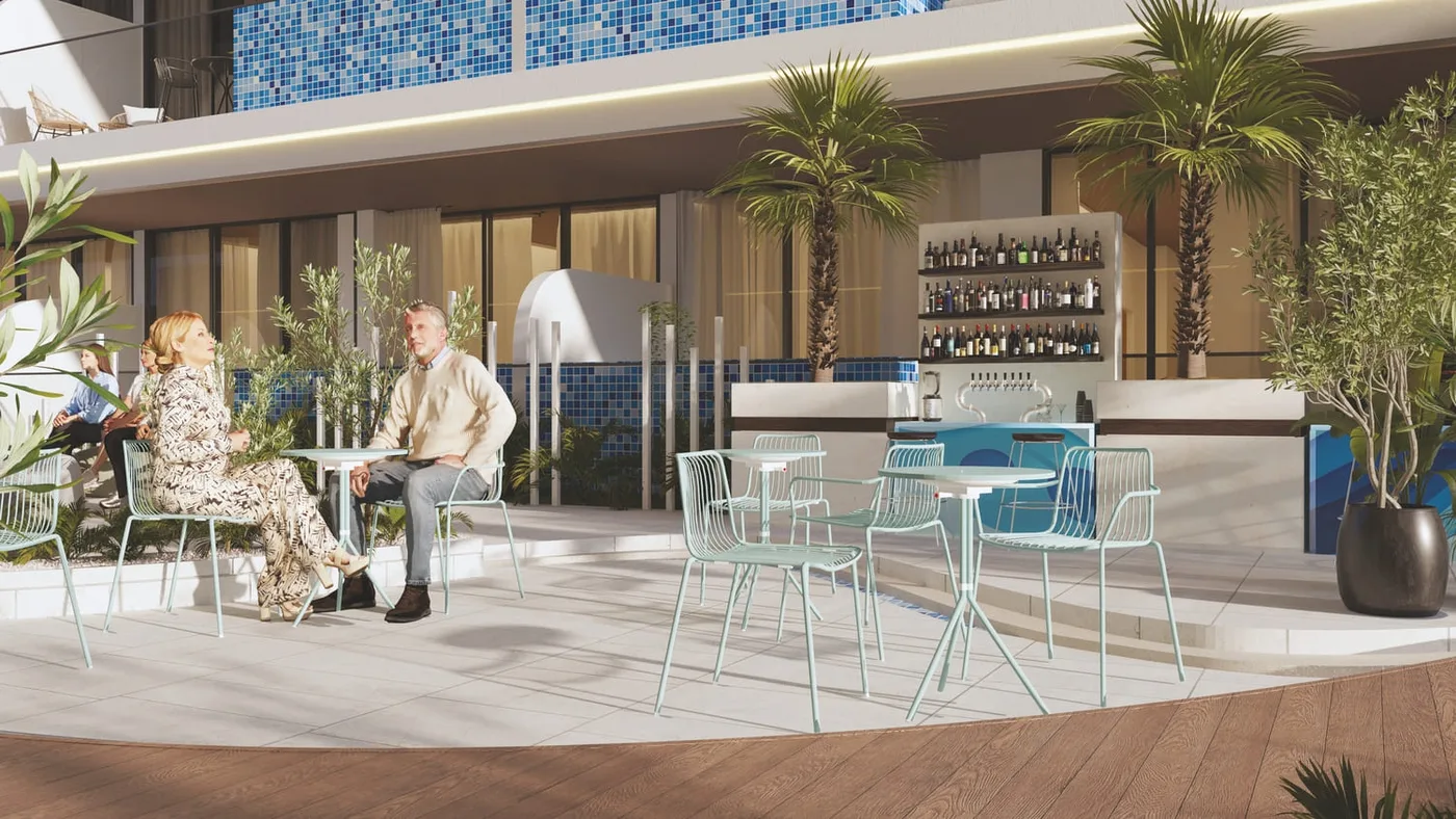 Cafe amenity image at Ocean Pearl 1 and 2