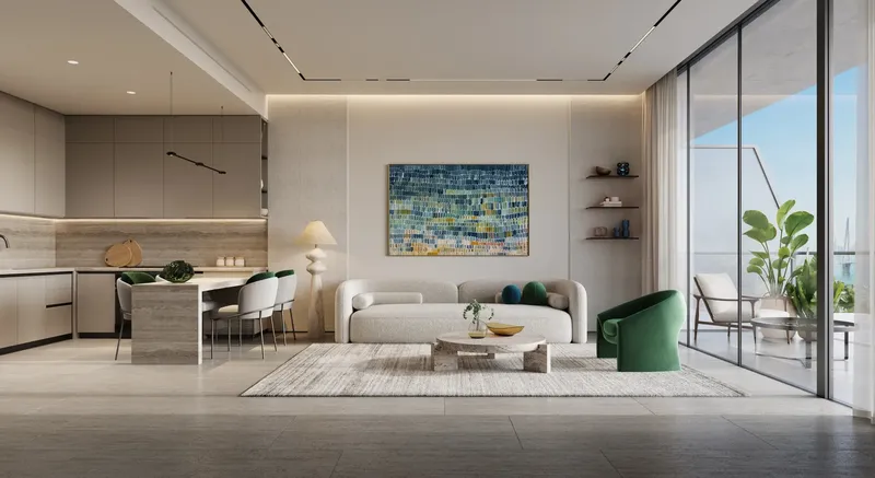 Interior at Oceara Park View Residences Phase 1 in Dubai Islands Dubai