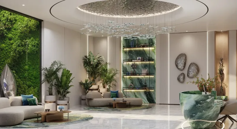 Lobby at Oceara Park View Residences Phase 1 in Dubai Islands Dubai