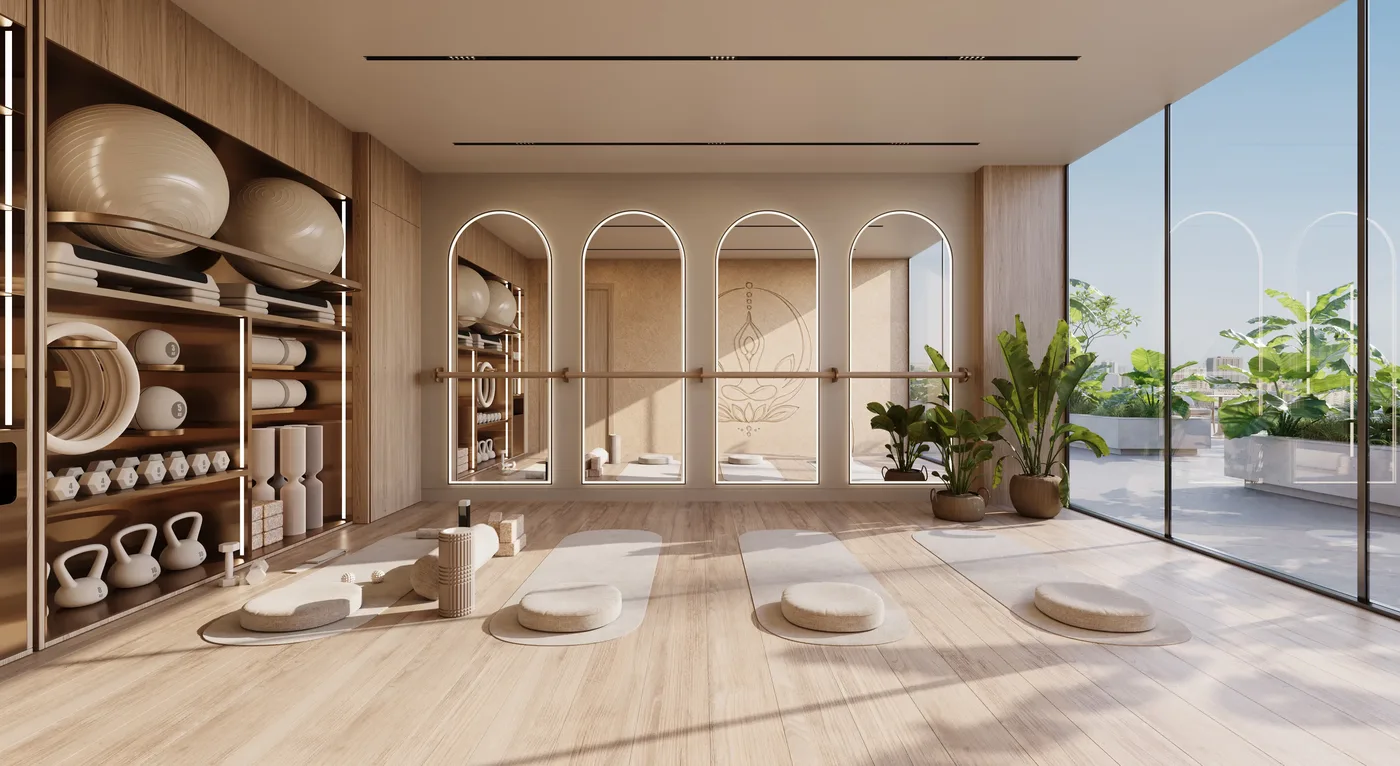 Yoga Area amenity image at Oceara Park View Residences Phase 1