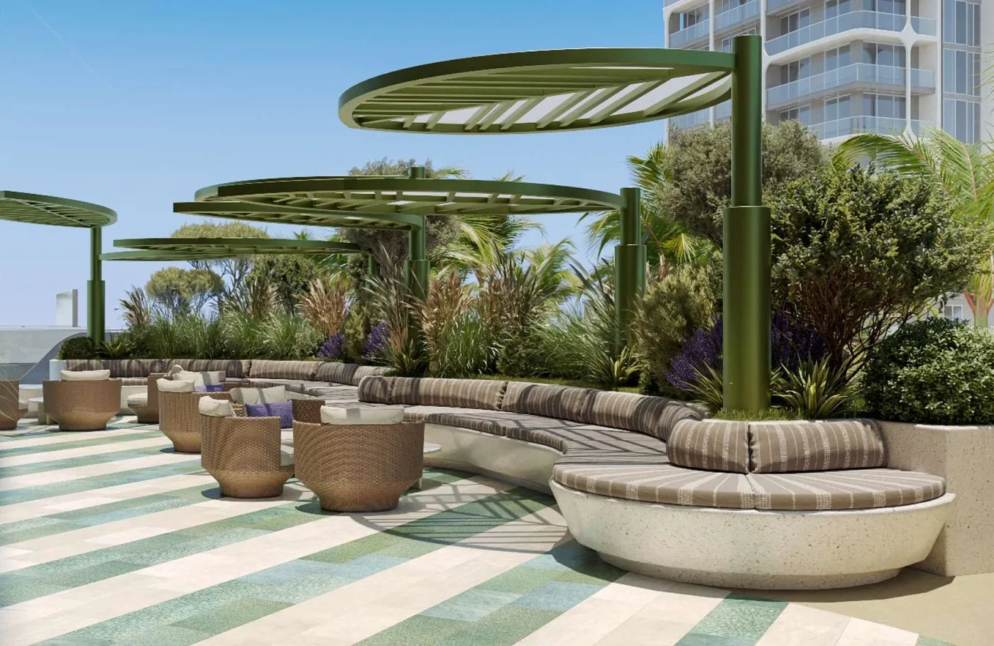 Olive Garden And Chillout Yard amenity image at Olivia Gardens