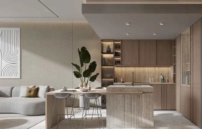Interior at One Beverly in Arjan Dubai