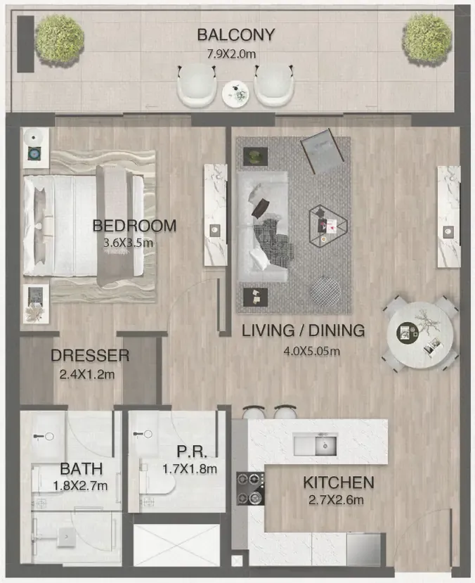 Nine Developments One by Nine floor plan