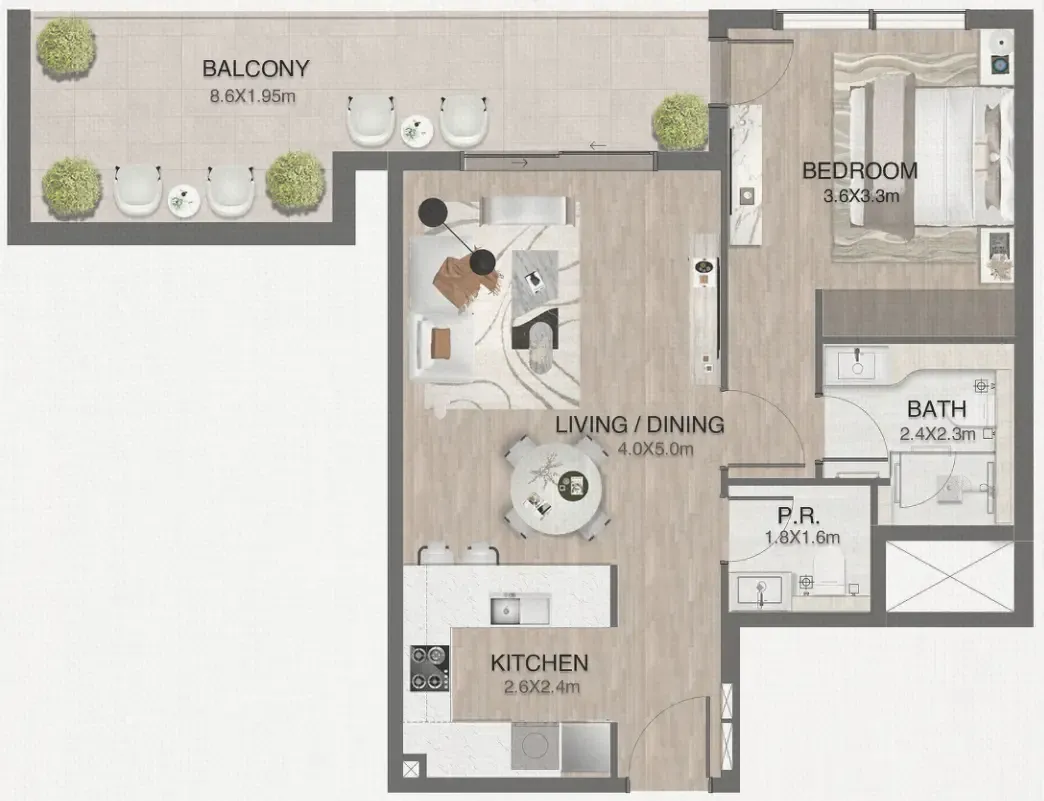 Nine Developments One by Nine floor plan