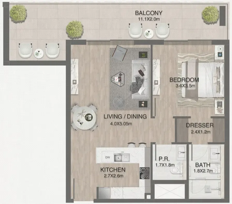 Nine Developments One by Nine floor plan