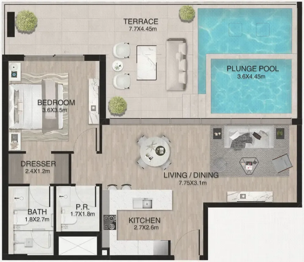 Nine Developments One by Nine floor plan