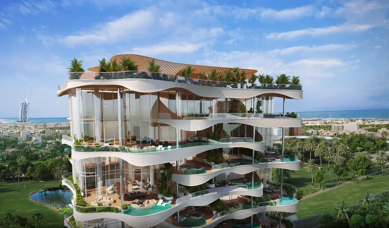 Exterior at One Canal Residences in Safa Park