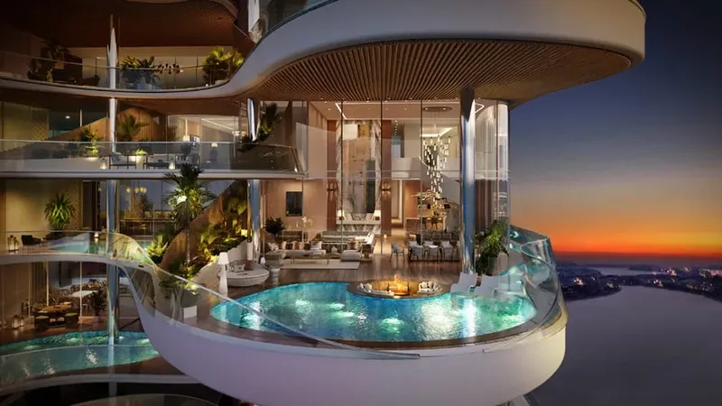 Exterior at One Crescent Palm in Palm Jumeirah Dubai