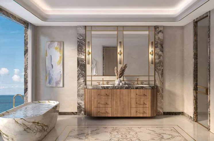 Interior at One Crescent Palm in Palm Jumeirah Dubai