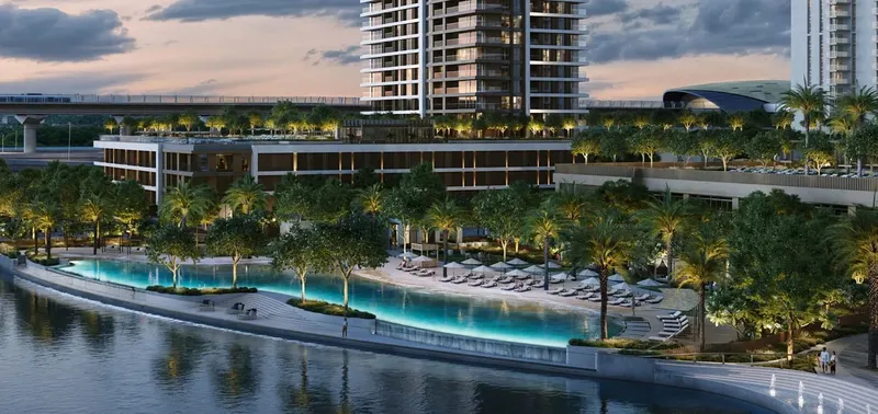 Exterior at Palace Residences Creek Blue in Dubai Creek Harbour Dubai