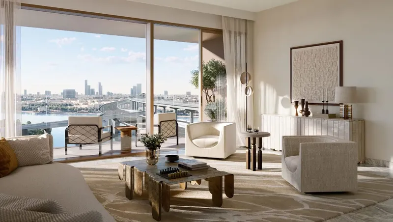 Interior at Palace Residences Creek Blue in Dubai Creek Harbour Dubai