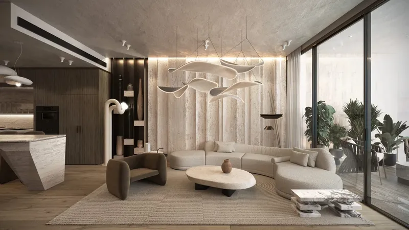 Interior at Peace Lagoons in Dubailand Residence Complex Dubai