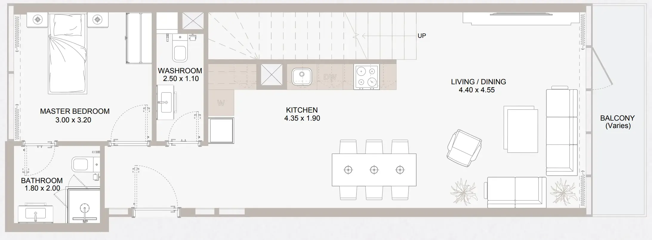 Reportage Properties Perla 1 at the Bay floor plan