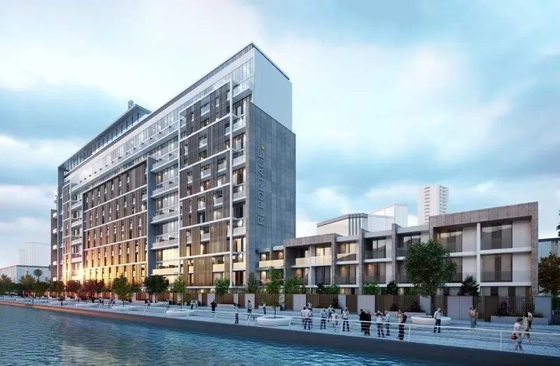 Exterior at Perla 1 at the Bay in Yas Island Abu Dhabi