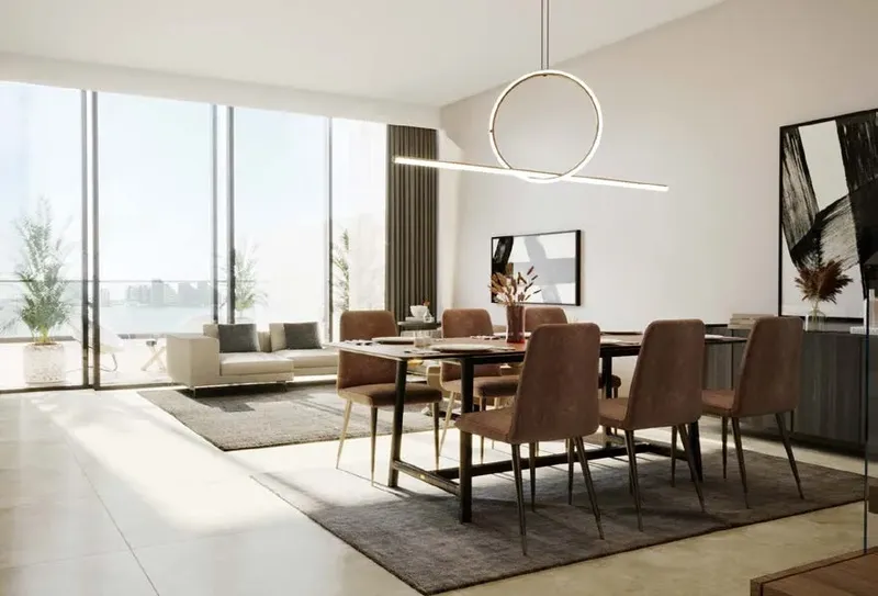 Interior at Perla 1 at the Bay in Yas Island Abu Dhabi