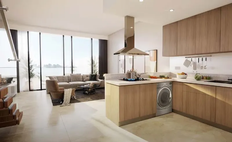 Interior at Perla 1 at the Bay in Yas Island Abu Dhabi