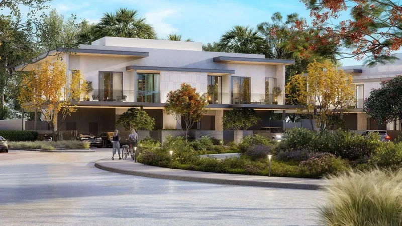Exterior at Pinewood Estate Homes in Jumeirah Golf Estates Dubai