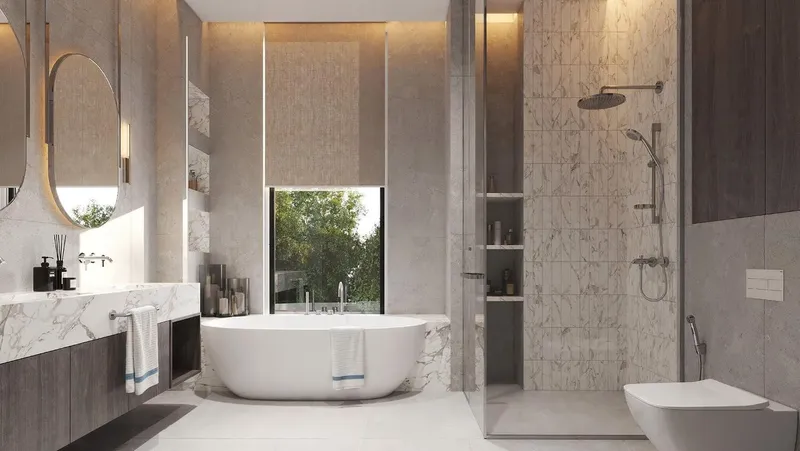 Interior at Pinewood Estate Homes in Jumeirah Golf Estates Dubai