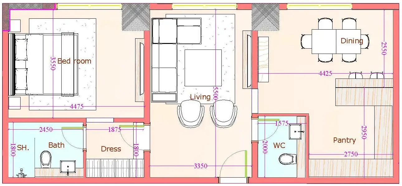 Uniestate Properties Playa Viva floor plan