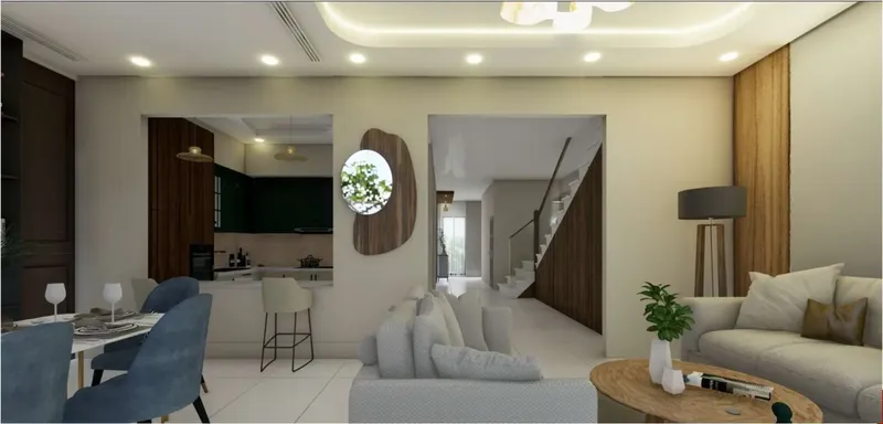 Interior at Purvanchal Townhouses in Al Furjan Dubai
