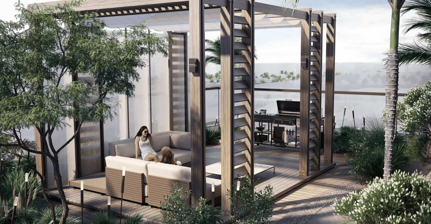 Barbeque & Grill Area amenity image at Q Gardens Aliya