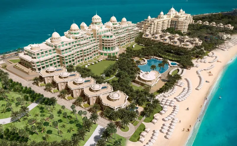 Exterior at Raffles The Palm Dubai in Palm Jumeirah Dubai