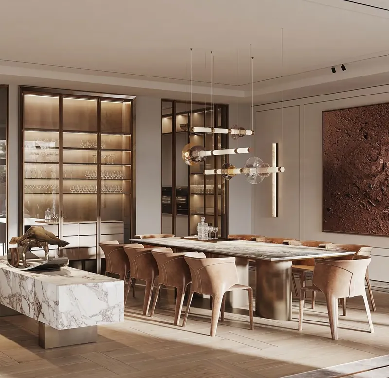 Interior at Raffles The Palm Dubai in Palm Jumeirah Dubai