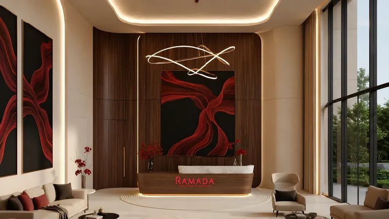 Lobby at Ramada Residences by Wyndham in Dubai South in Dubai South Dubai