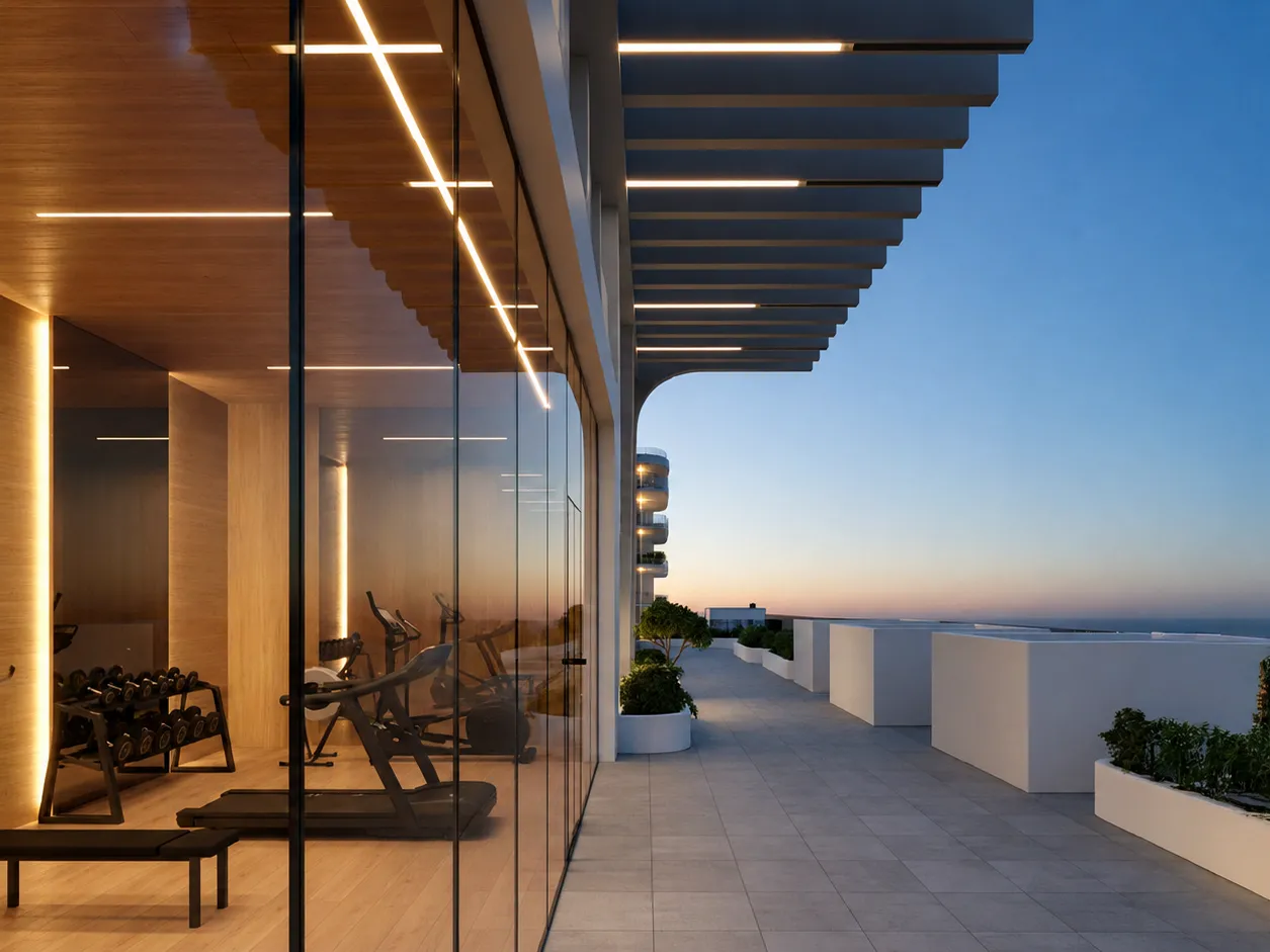 Gym amenity image at Ramada Residences by Wyndham in Dubai South