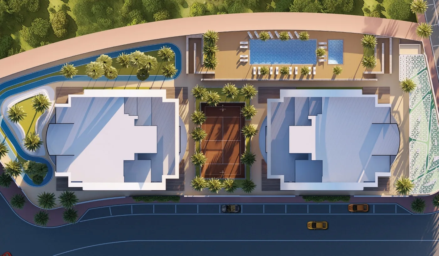 Running And Walking Track amenity image at Red Square