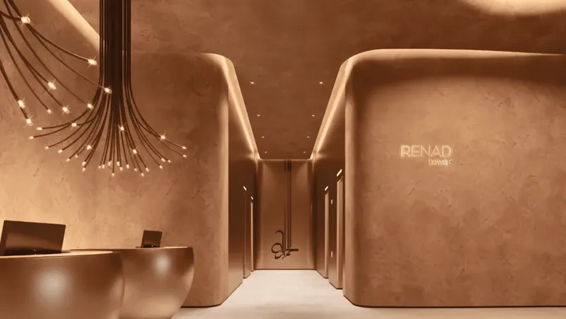 Lobby at Renad Tower in Reem Island Abu Dhabi
