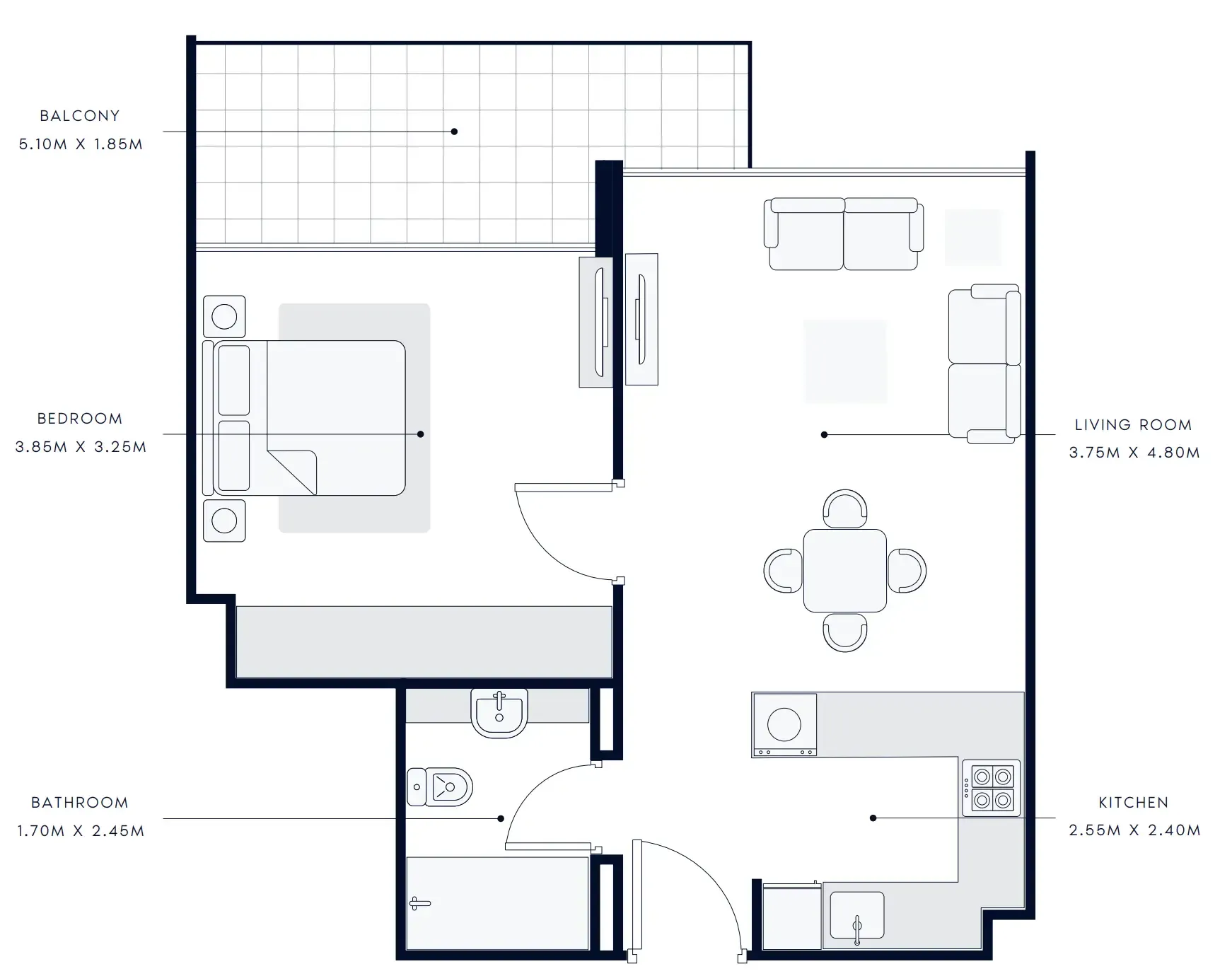 Azizi Riviera Beachfront floor plan