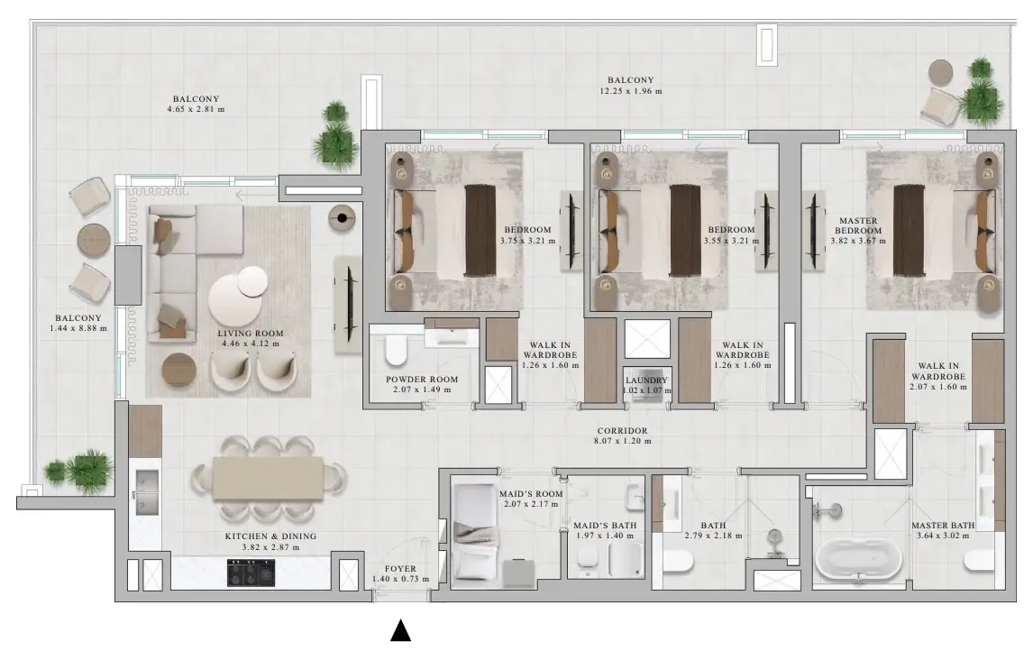 Emaar Rosehill floor plan