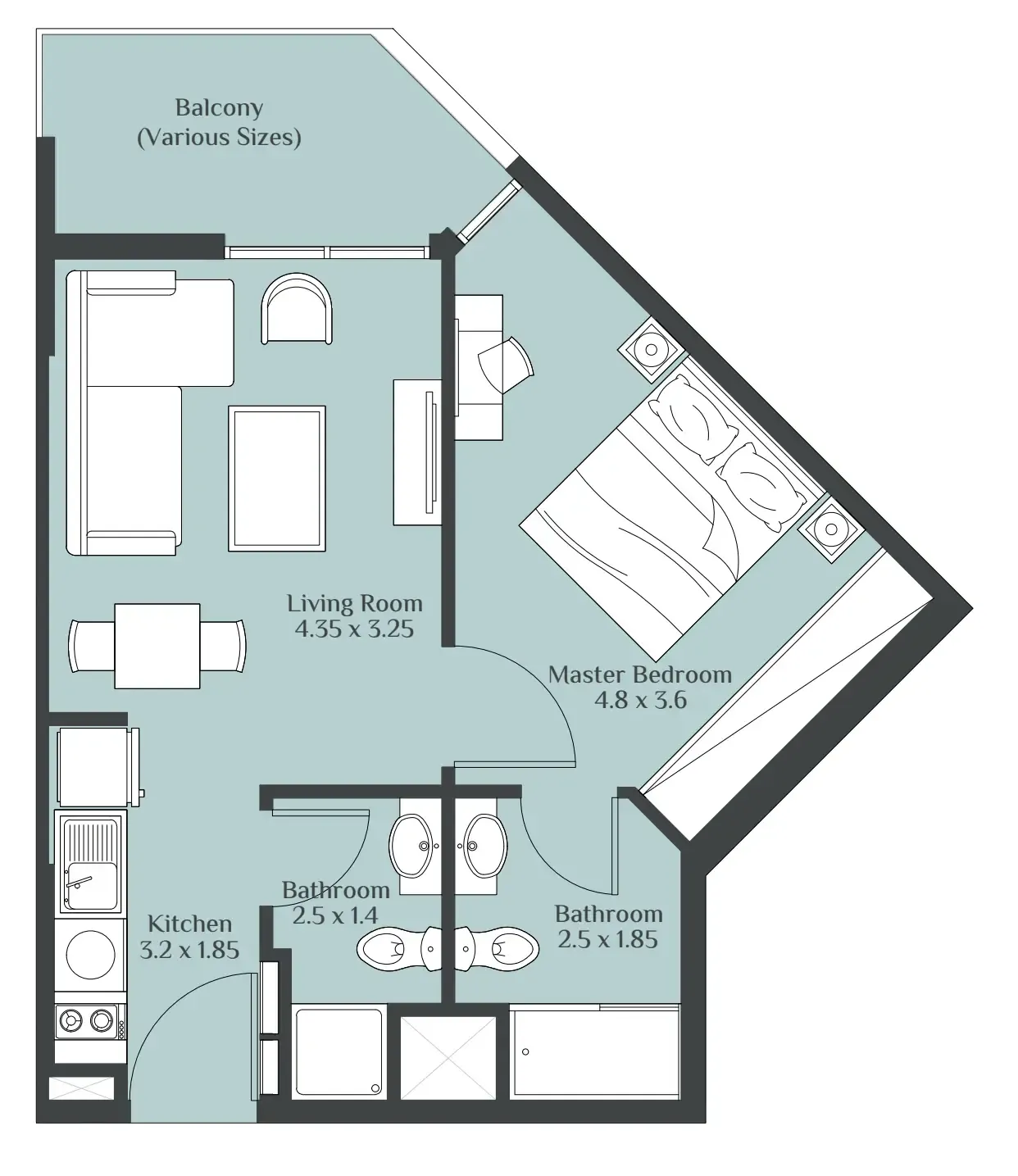 Reportage Properties Rukan Tower floor plan