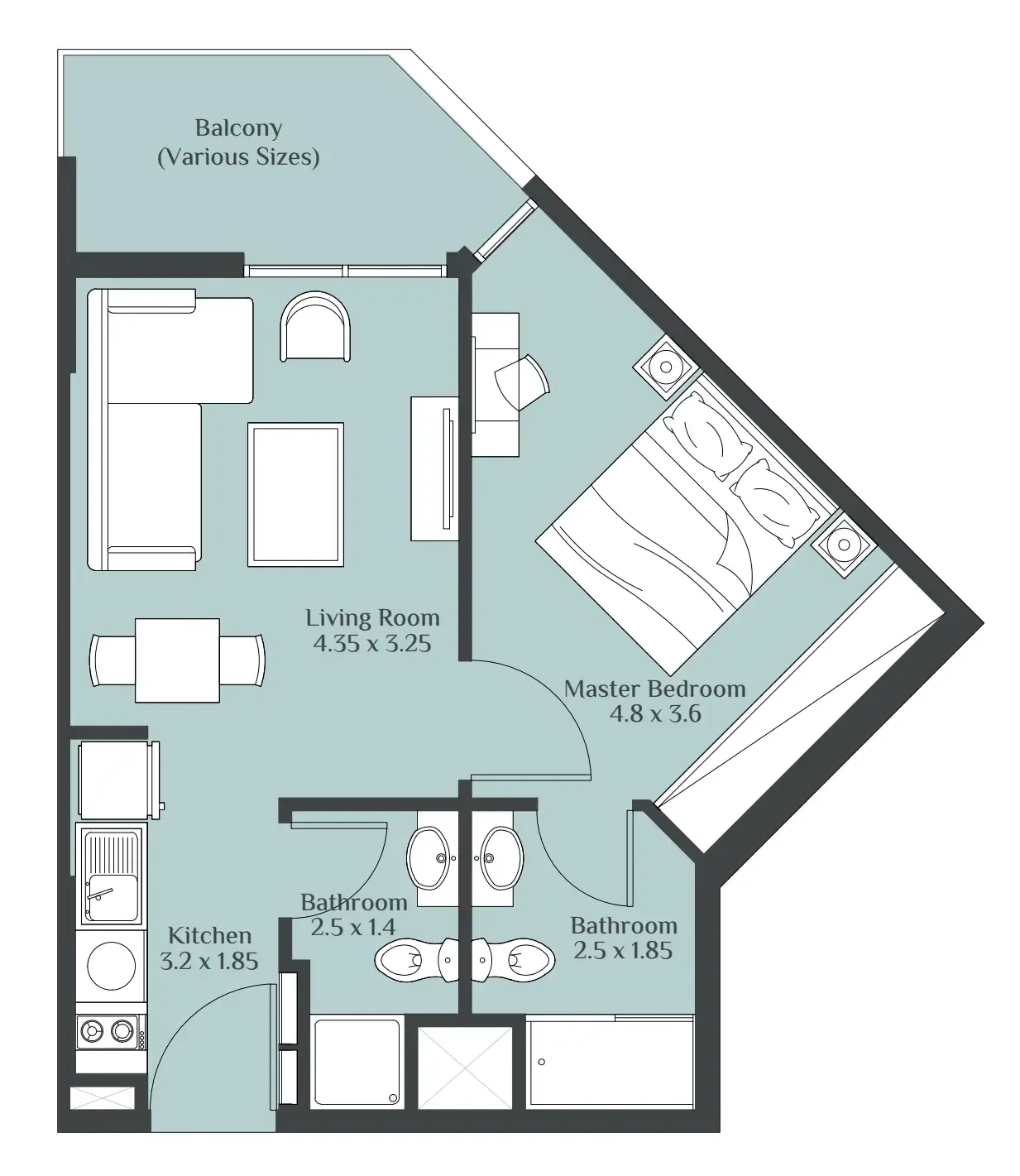 Reportage Properties Rukan Tower floor plan