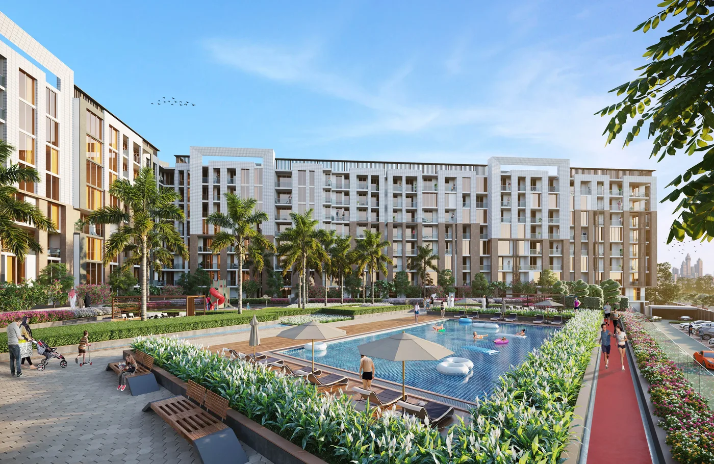 Swimming Pool amenity image at Rukan Tower