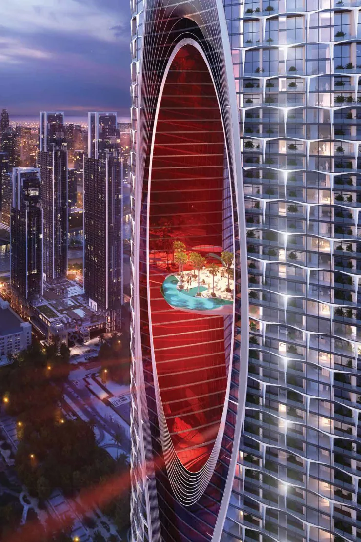Exterior at Safa Two de Grisogono in Business Bay Dubai
