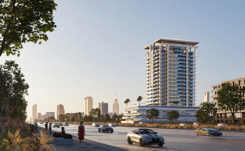 Exterior at Samana Manhattan 2 in JVC (Jumeirah Village Circle) Dubai