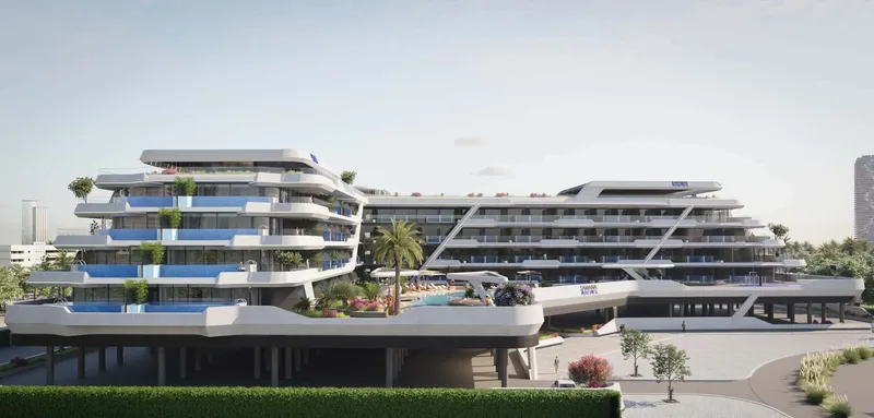 Exterior at Samana Mykonos in Dubai Studio City Dubai