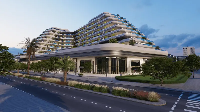 Exterior at Samana Mykonos Signature in Arjan Dubai