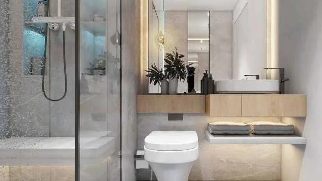 Interior at Samana Mykonos Signature in Arjan Dubai